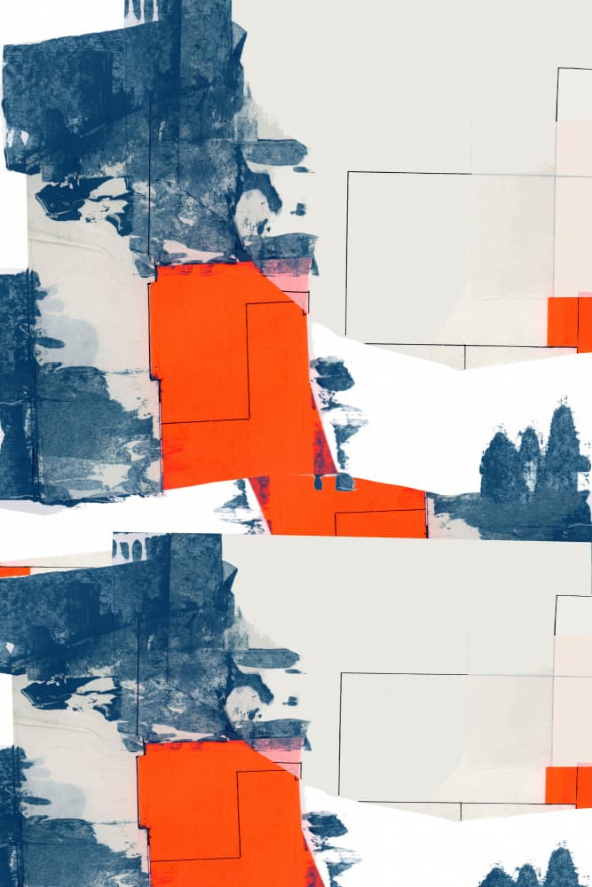 Bold Geometric Abstract by cartissi — canvas wall art