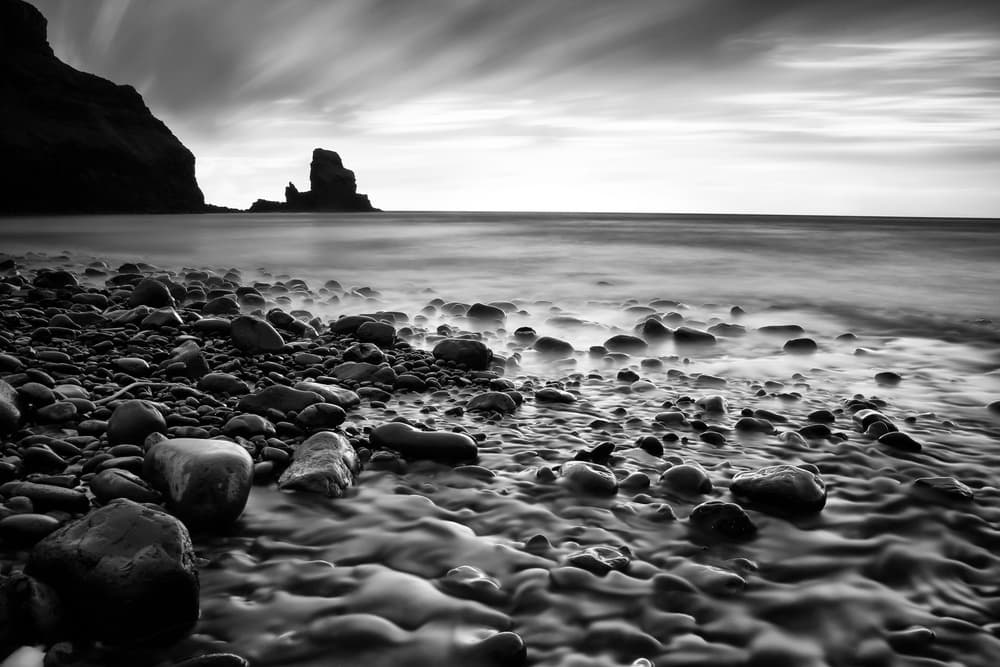 Dramatic Coastal Rocks by Colin Bradnam — canvas wall art