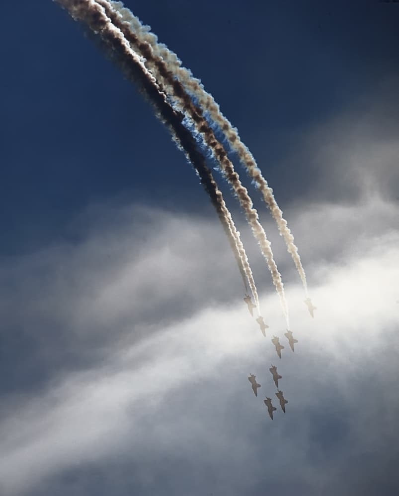 Jets In Formation by kenp — canvas wall art