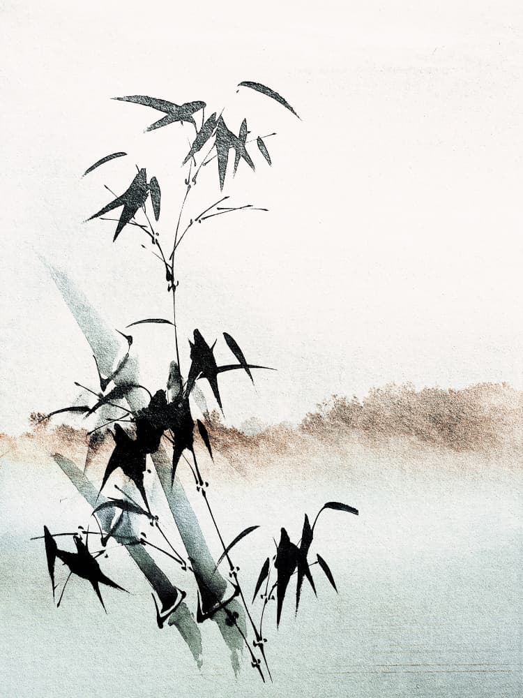 Whispering Bamboo by Treechild — canvas wall art