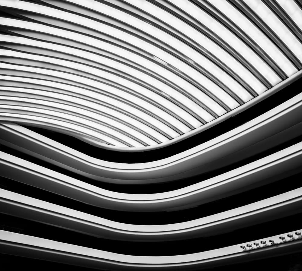 Dynamic Architectural Curves by Jean Vandijck — canvas wall art