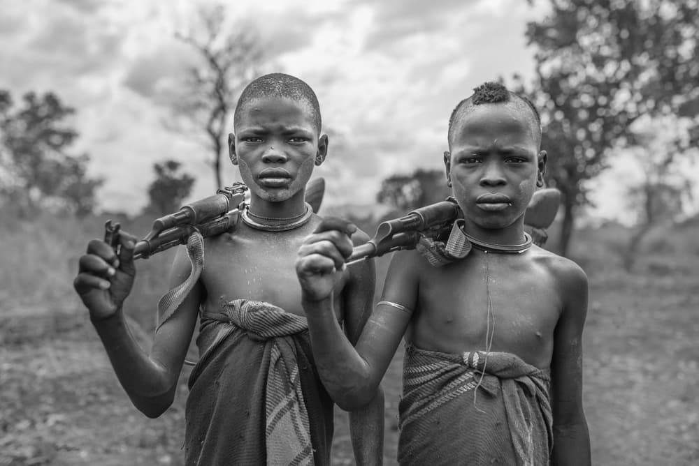 African Youth Gaze by Tomasz Solinski — canvas wall art