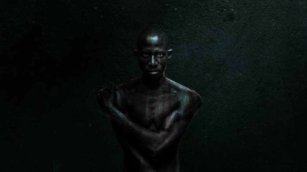 Intense Male Portrait by Patrick Odorizzi — canvas wall art
