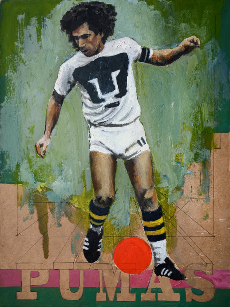 Dynamic Soccer Player by David Diehl — canvas wall art