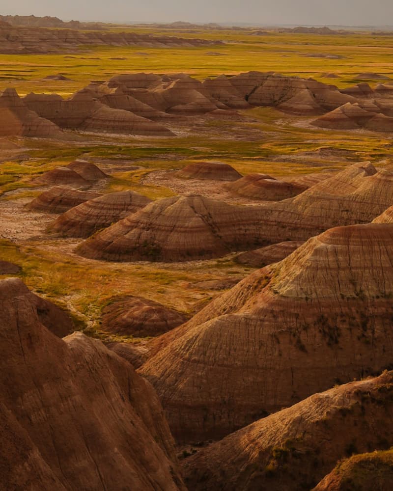Layered Badlands Vista by Del Mundo Imagery — canvas wall art