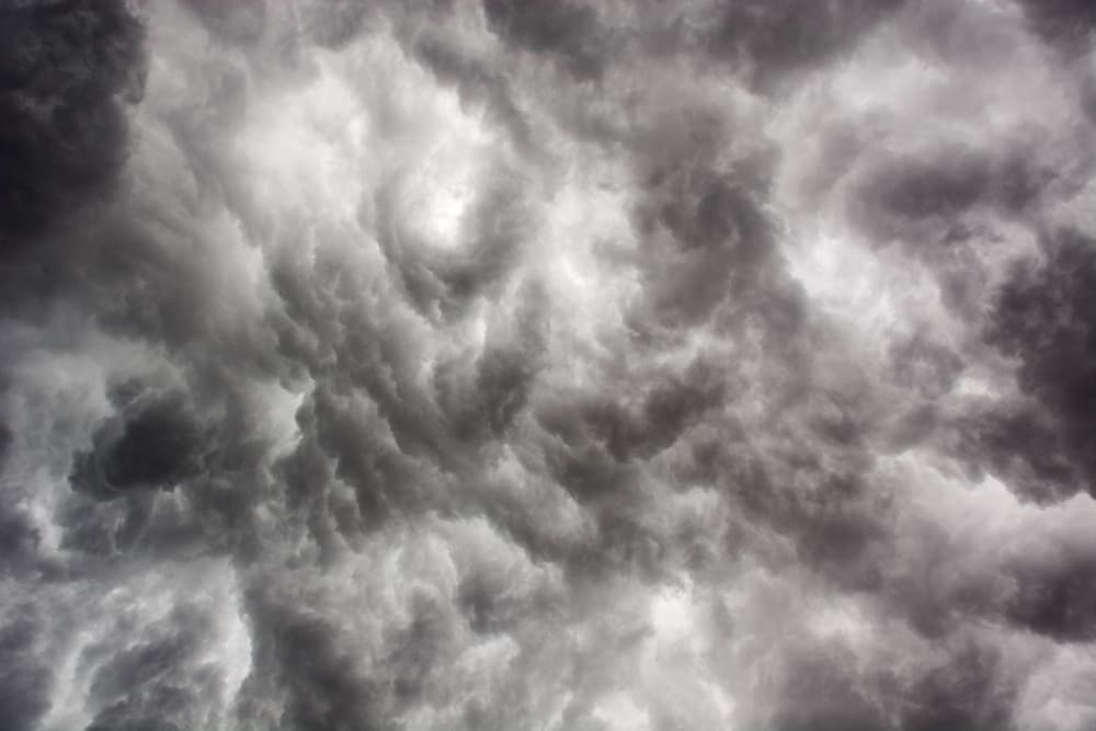 Dark Dramatic Clouds by Tal Paz-Fridman — canvas wall art