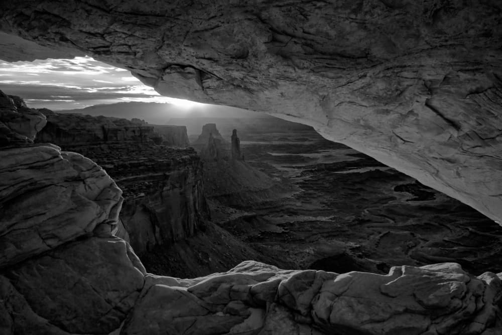 Mesa Arch Sunrise Glow by Benton Murphy — canvas wall art
