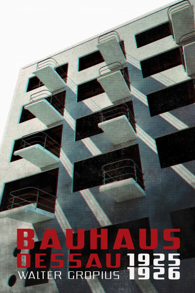 Dessau Architectural Shadows by Rosana Laiz Blursbyai — canvas wall art