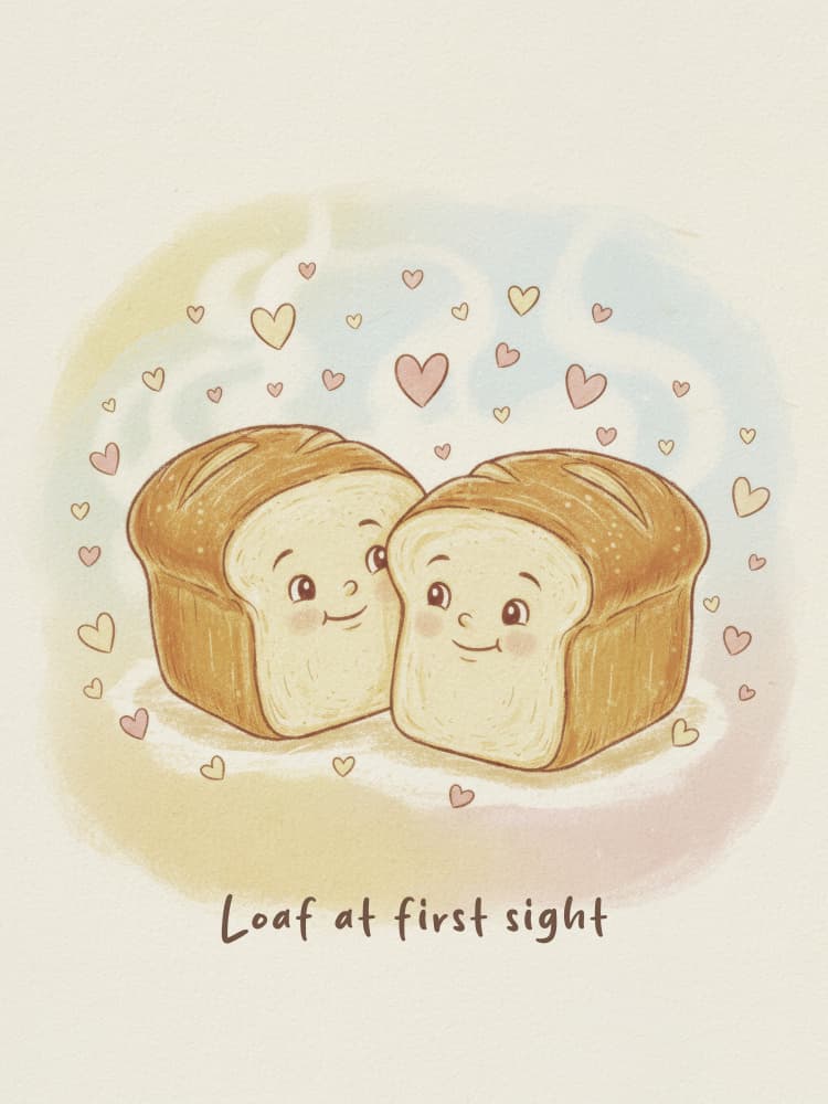 Loaf At First Sight by Andreas Magnusson — canvas wall art