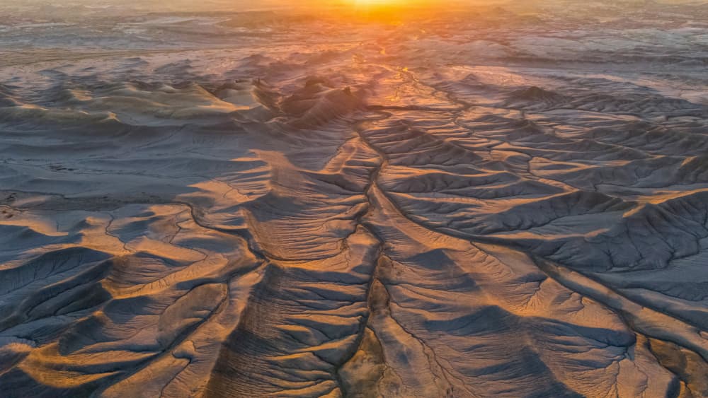 Sunlit Desert Patterns by Annie Zhang — canvas wall art