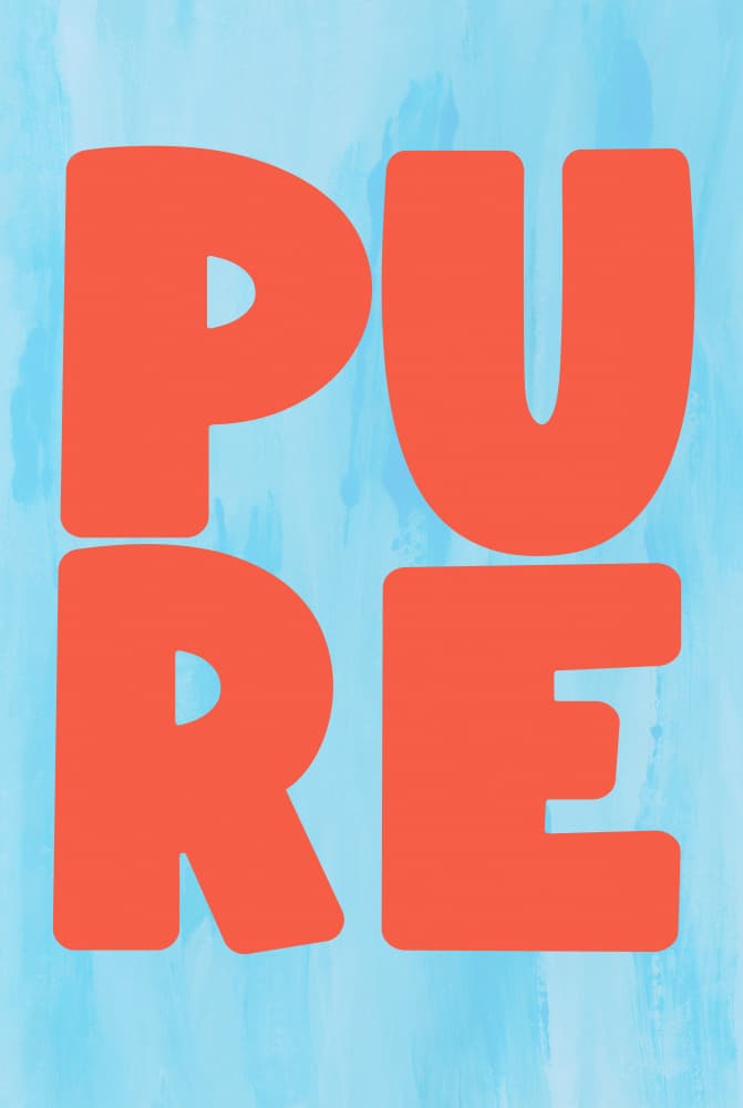 Bold Pure Text by Melloi Art Prints — canvas wall art