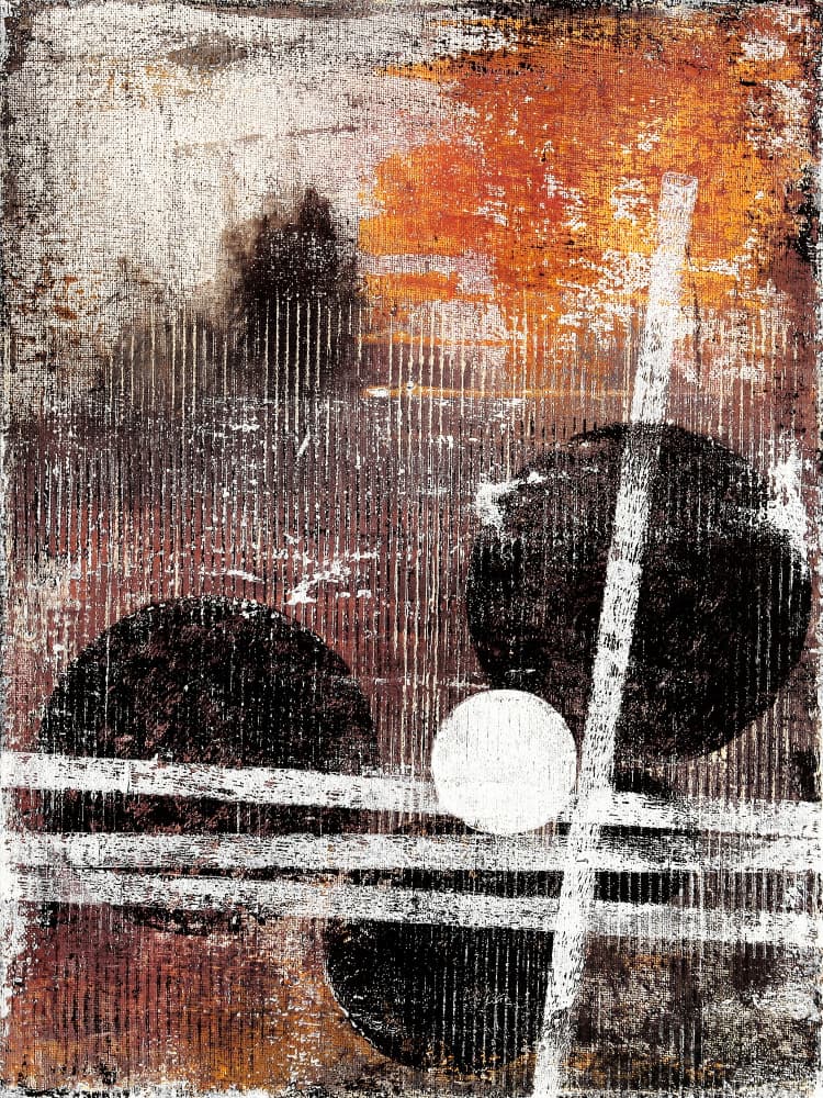 Abstract Circles And Lines by Petr Strnad — canvas wall art