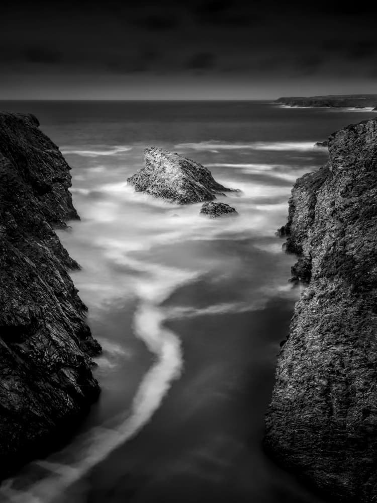 Dramatic Coastal Flow by av peteghium — canvas wall art