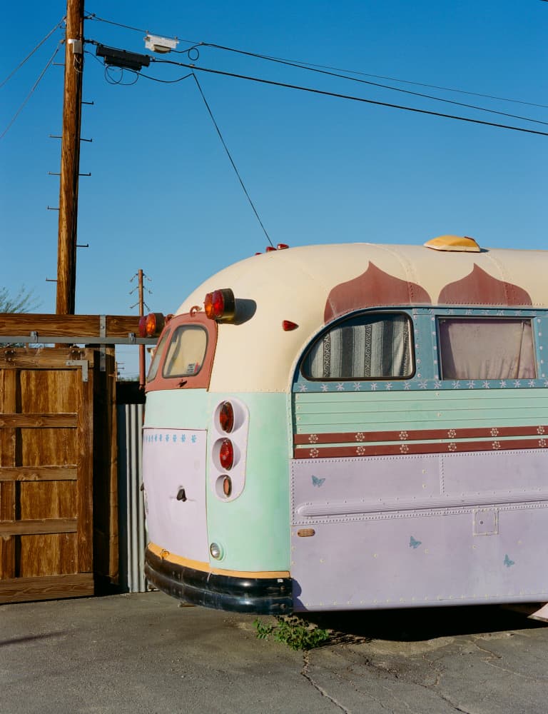 Whimsical Vintage Bus by Bethany Young — canvas wall art