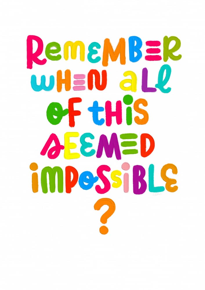 Bright Motivational Quote by Sofie Björkgren-Näse — canvas wall art
