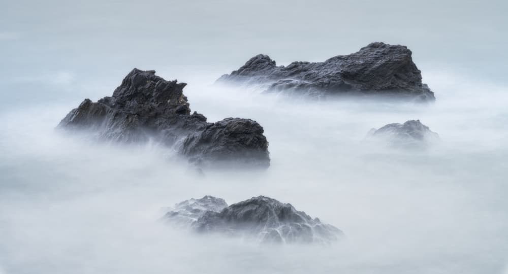 Ethereal Sea Rocks by Doroteo Tobarra Narro — canvas wall art