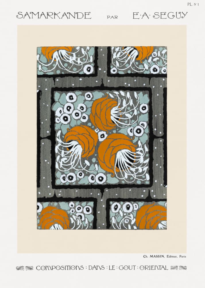 Samarkande 1 by Emile Alain Seguy — canvas wall art