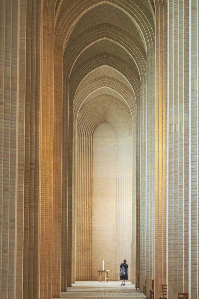 Grand Arched Interior by LIANG CHEN — canvas wall art