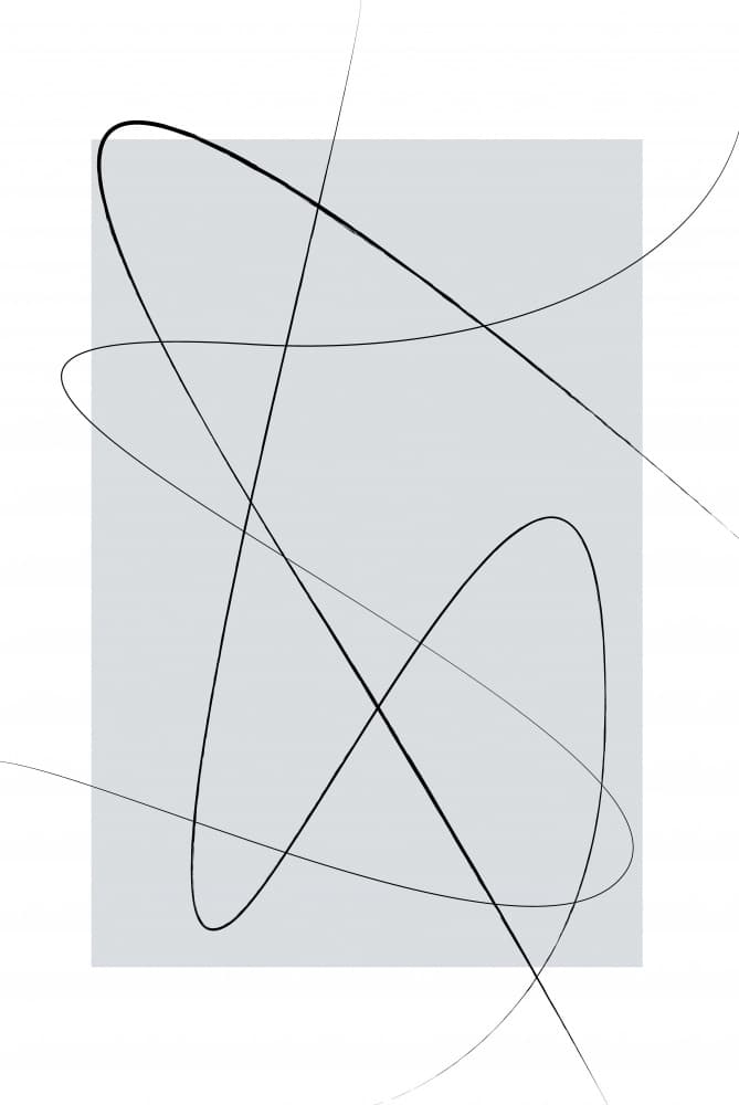 Flowing Abstract Lines by Oju Design — canvas wall art