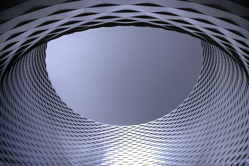 Abstract Geometric Tunnel by Michael Eßig — canvas wall art