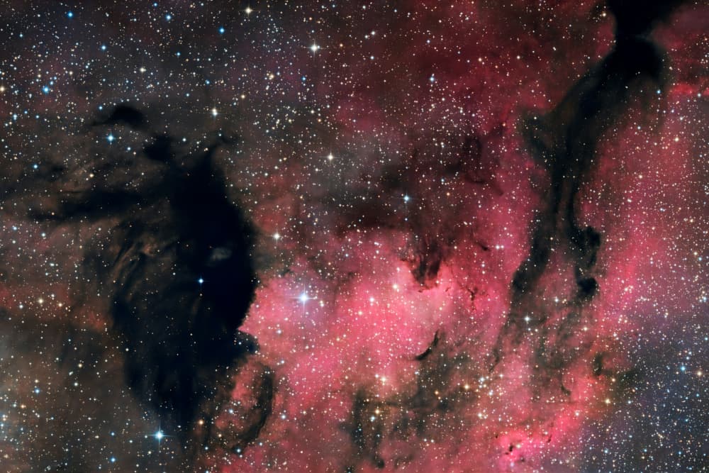 Dark Cosmic Pillars by Vikas Chander — canvas wall art