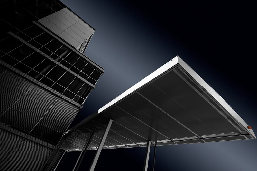 Modern Architectural Angles by Roland Weber — canvas wall art