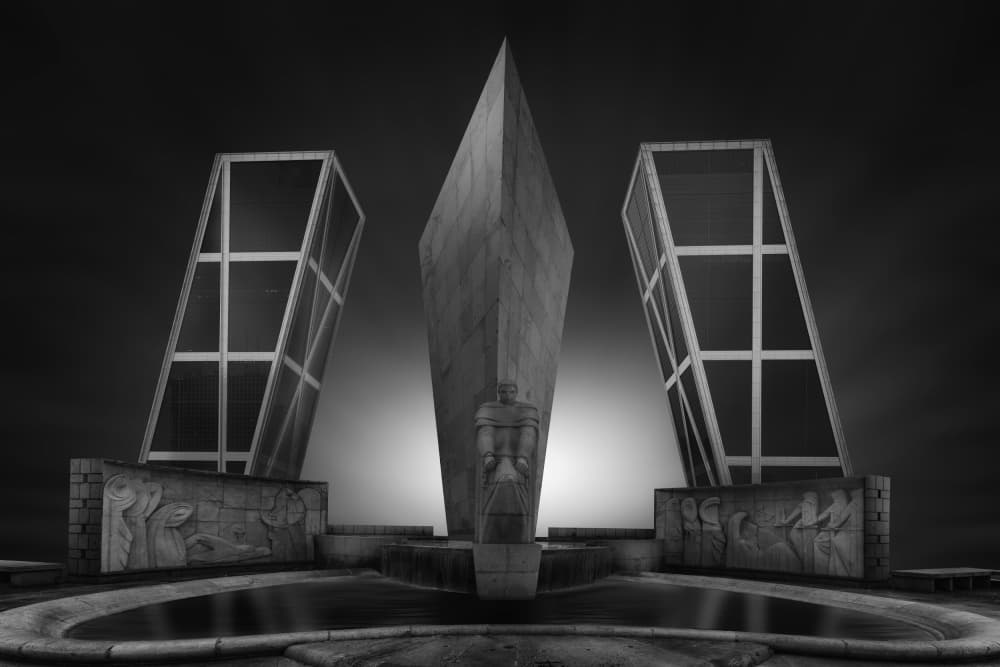 Grand Urban Monument by Jorge Ruiz Dueso — canvas wall art