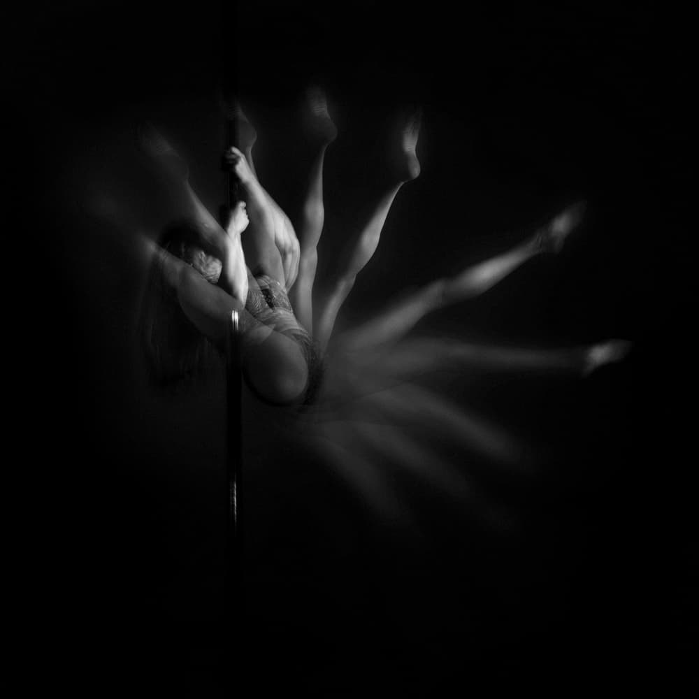 Graceful Pole Motion by Xavier Garci — canvas wall art