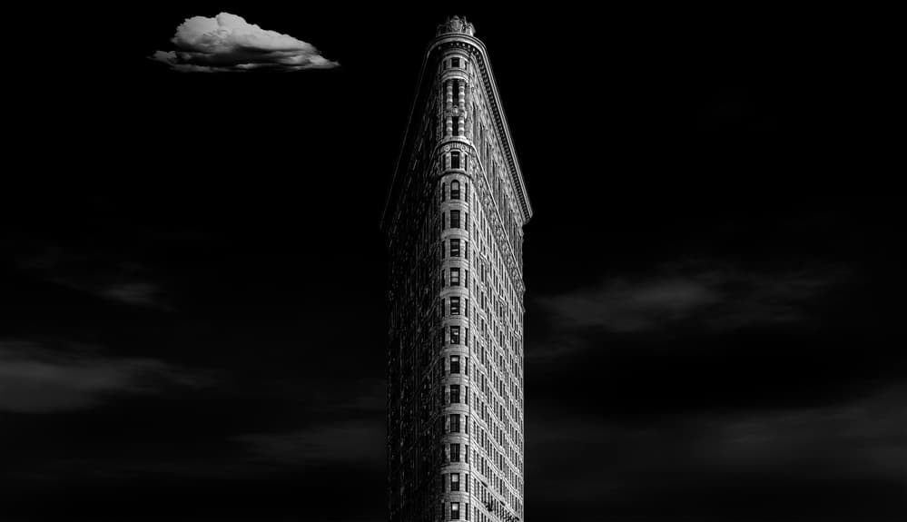 New York Flatiron Cloud by Jackson Carvalho — canvas wall art
