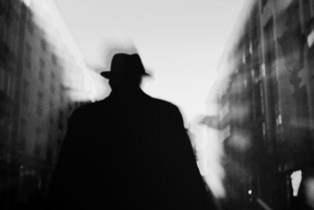 Noir City Silhouette by Vincenzo Pascale — canvas wall art