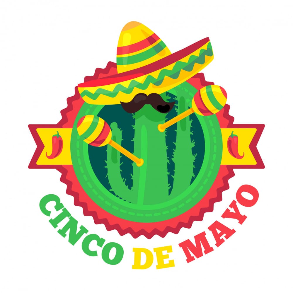 Cinco de Mayo Cactus Fiesta by Marika Barsrsind — canvas wall art