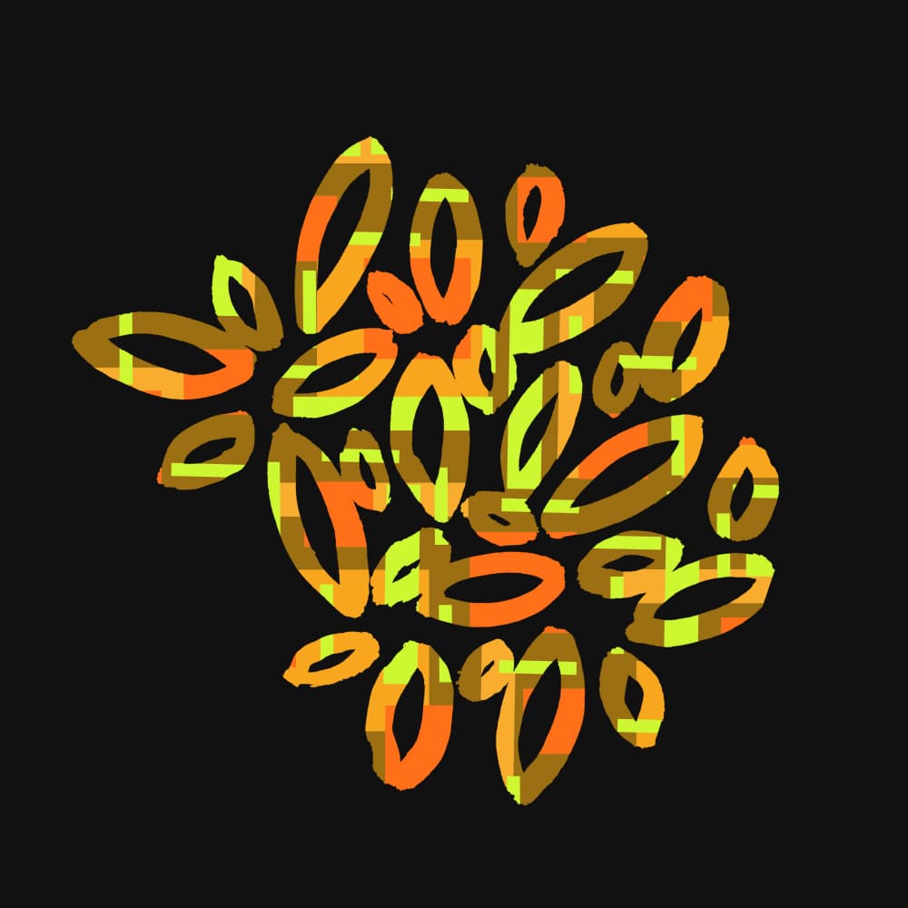Vibrant Plaid Ovals by Michele Channell — canvas wall art