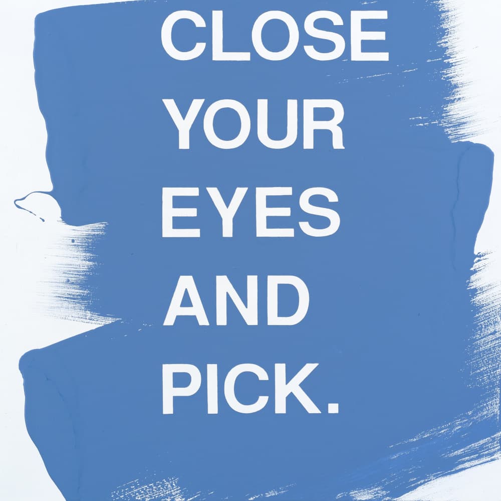 Close Your Eyes And Pick by Rankin Willard — canvas wall art
