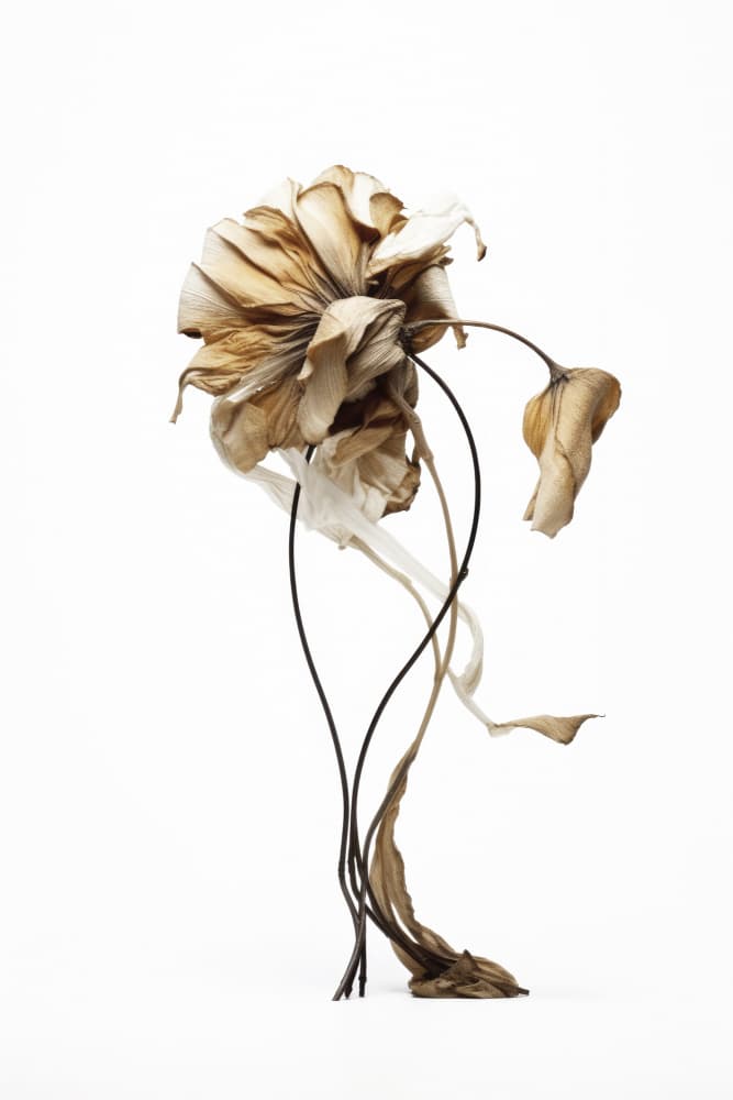 Wilted Elegance by Treechild — canvas wall art