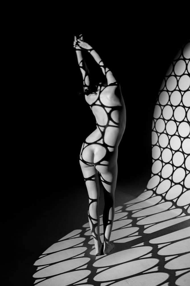 Geometric Shadow Play by Joan Gil Raga — canvas wall art