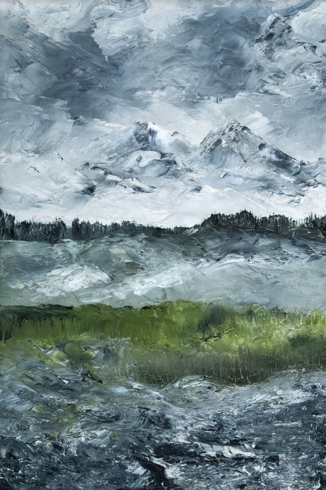 Landscape Study 1905 by August Strindberg — canvas wall art