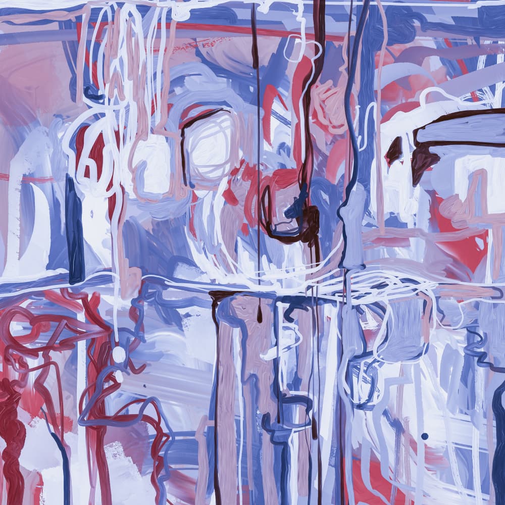 Dynamic Abstract Strokes by Josie George — canvas wall art