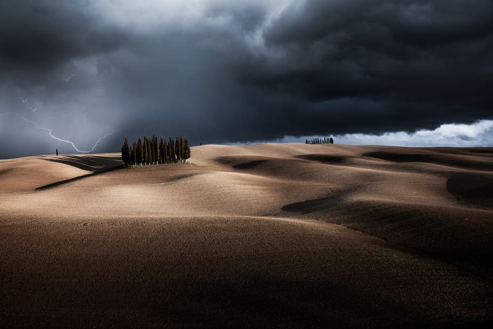 Cypress Hills Lightning Storm by Francesco Riccardo Iacomino — canvas wall art