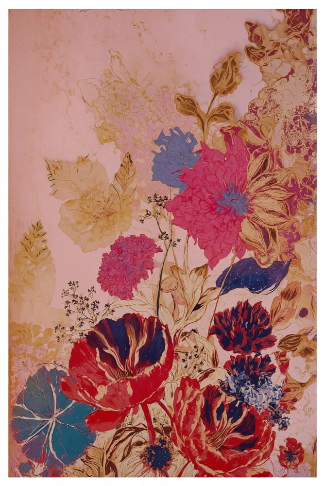 Floral Symphony by THE MIUUS STUDIO — canvas wall art