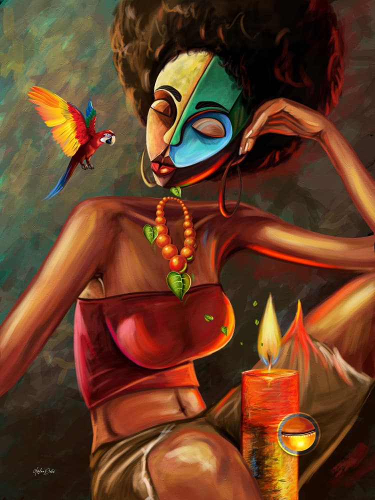 My Night by Adetoro Debas — canvas wall art