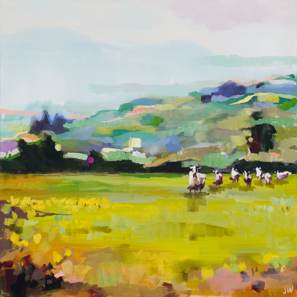 Pasture by Jenny Westenhofer — canvas wall art