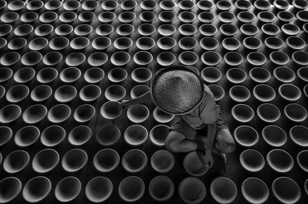 Traditional Pottery Workshop by Rawisyah Aditya — canvas wall art