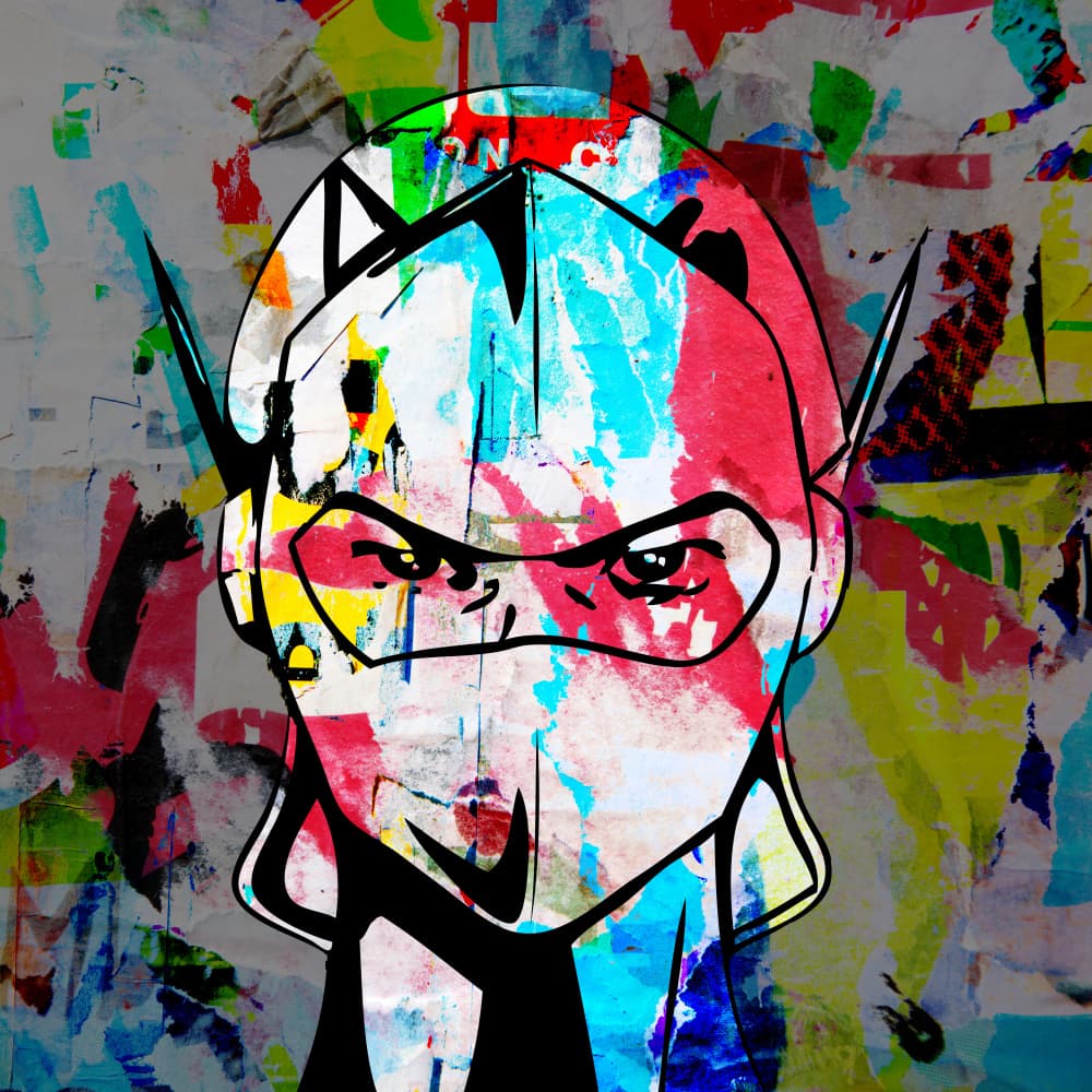 Vibrant Pop Character by PASLIER Morgan — canvas wall art