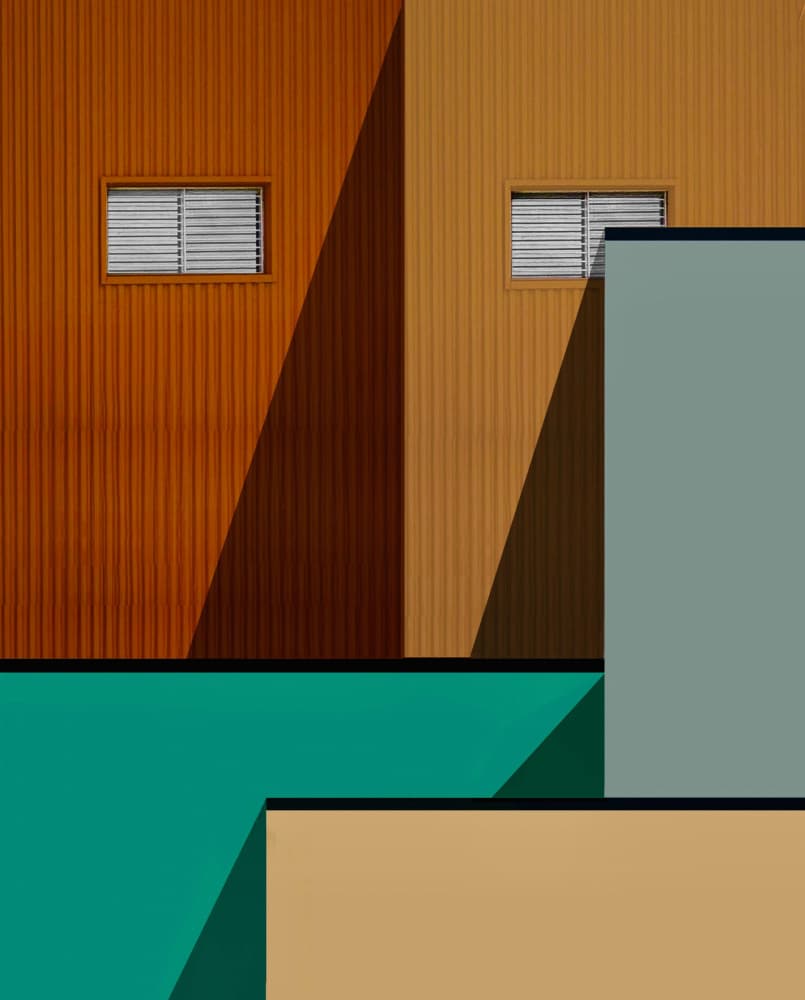 Architectural Color Blocks by Arnon Orbach — canvas wall art