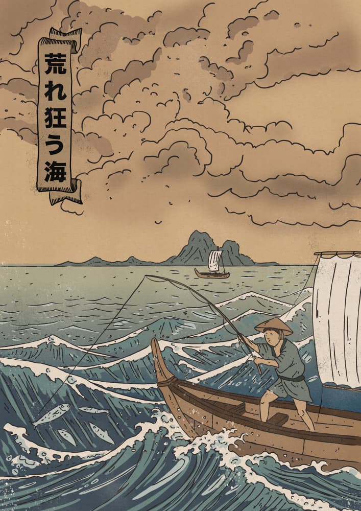 Wild Ocean Fisherman