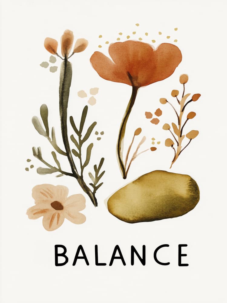 Botanical Harmony by Treechild — canvas wall art