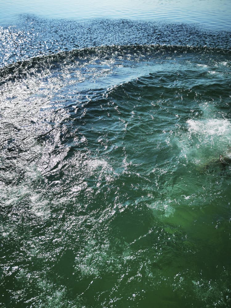 Sunlit Aqua Waves by Angelo Cerantola — canvas wall art
