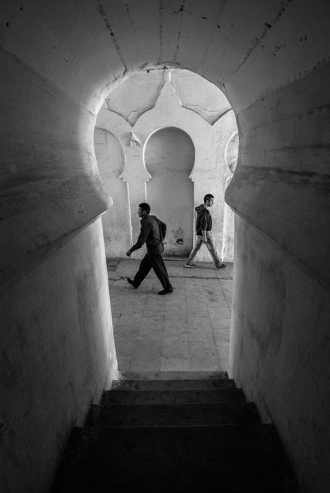 Walking Through Old Arches by Luis Câmara — canvas wall art