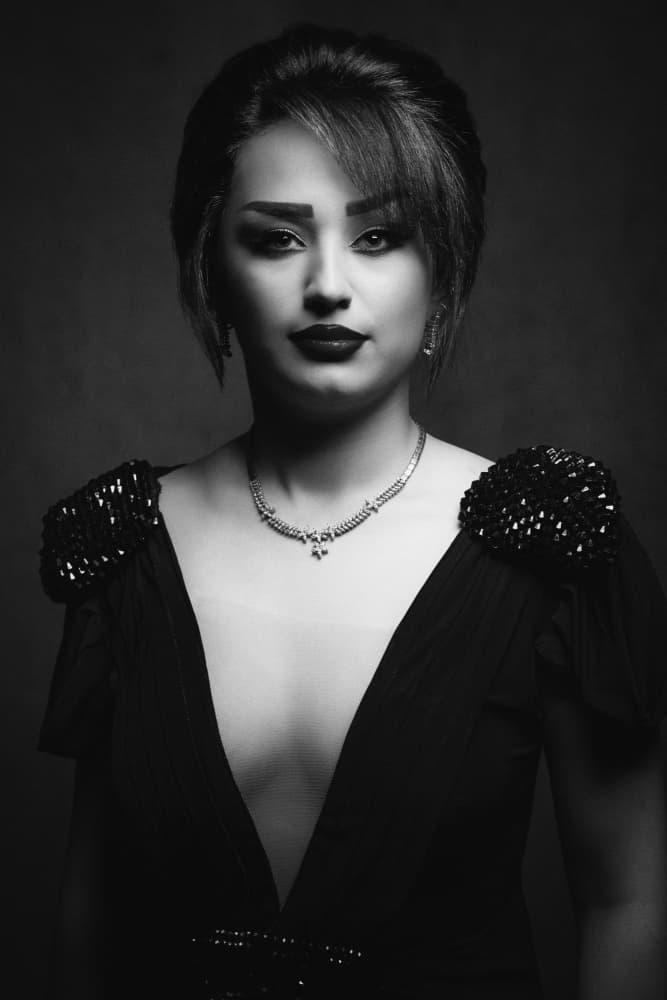 Elegant Woman Gaze by Glamour Studio — canvas wall art
