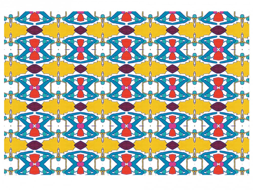 Vibrant Geometric Pattern by Breanna Megan Studio — canvas wall art